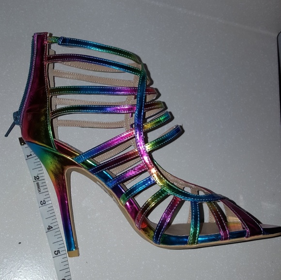 Rainbow Matalic heel (SOLD) - Picture 2 of 6